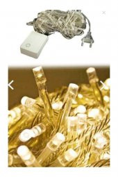 100 Ledli Fişli Led, Dekor Lambası 10m Günışığı Yılbaşı Ağacı Işığı Prt100ledışık - 1