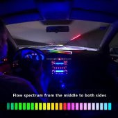 Rgb Çubuk Sese Duyarlı Ekolayzer (şarjlı-taşınabilir) sese duyarlı Araba Genç Odası Işık Kayar Led - 2