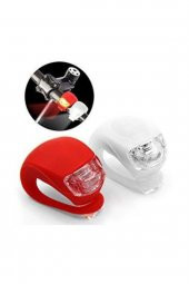 Bisiklet Işığı Gece Lambası Su Geçirmez Silikon Uyarı Ikaz Yanıp Sönen - 1