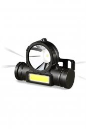 Süper Mini Led Şarj Edilebilir P50 Cob Başkanı El Feneri Dahili Pil Balıkçılık Avcılık Kafa Lambası - 1