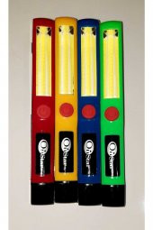 99 5w Ultra Güçlü Çok Amaçlı Mıknatıslı 3 Fonksiyonlu Led El Feneri Reflektör Kamp El Feneri - 1