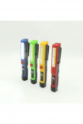 Mıknatıslı Oto Tamirci Feneri Çalışma Kamp Lambası Led Işık Kırmızı - 1