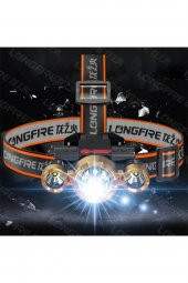 Kafa Feneri Led Özellikli Usb Şarjlı 3 Gözlü 4 Modlu Oynarbaşlıklı Kafa Lambası - 1