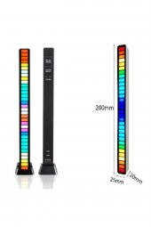 Rgb Sese Duyarlı Ekolayzer Çubuk Led Ekolayzer Sese Duyarlı Rgb Çubuk (şarj Edilebilir Değildir) - 2