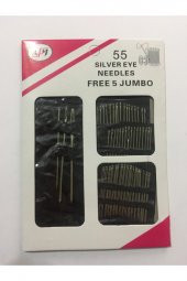 Sılver Eye Needles Iğne Seti 55 Adet Iğne ( Kör Iğnesi ) - 1