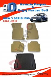 Bmw 3 Serisi E90 2005-2011 Bej Paspas ve Bagaj Havuzu Seti thumbnail 2