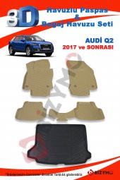 Audi Q2 2017 Ve Sonrası Bej Paspas ve Bagaj Havuzu Seti - 2