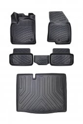 Dacia Sandero Stepway 2020 ve Sonrası Comfort Paket Paspas ve Bagaj seti Bizymo - 1