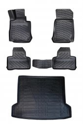 Mercedes GLB 7 Koltuk (Üst) 3D Paspas ve Bagaj Havuzu Set Bizymo - 1