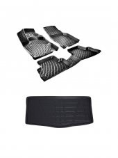 Citroen C1 2005-2014 3D Havuzlu Paspas ve Bagaj Havuzu Bizymo - 1