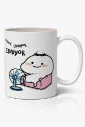 Esmiyor Yazılı Baskılı Kupa Bardak Baskılı Kahve Kupa Bardak - 1