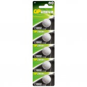 GP CR2032 3V Lityum Blister Düğme Pil 5li - 1