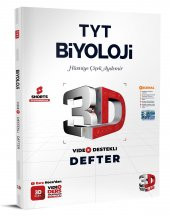 3D Yayınları Tyt Biyoloji Video Destekli Defter 2023 - 1