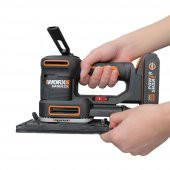 WORX WX820 20Volt 2.0Ah. Li-ion Profesyonel Devir Ayarlı Çok Amaçlı Şarjlı Zımpara - 7