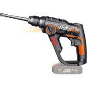 WORX WX390.9 20Volt 1.2J Profesyonel SDS-Plus Pnömatik Şarjlı Matkap + 8 Adet Uç + Mandren (Akü Dahil Değildir) - 2