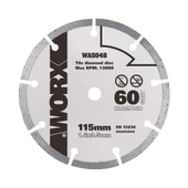 WORX WA5048 115x9,5mm Fayans, Seramik, Mermer Kesme Soketli Elmas Daire Testere Bıçağı - 3