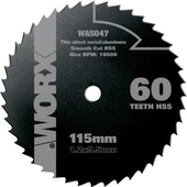 WORX WA5047 115x9,5mm Alüminyum, PVC, Sac Kesme, Daire Testere Bıçağı - 1