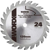 WORX WA5046 120x9,5mm Ahşap Kesme Elmas, Daire Testere Bıçağı - 1