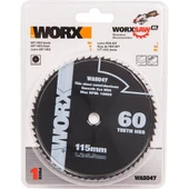 WORX WA5047 115x9,5mm Alüminyum, PVC, Sac Kesme, Daire Testere Bıçağı - 2