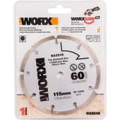 WORX WA5048 115x9,5mm Fayans, Seramik, Mermer Kesme Soketli Elmas Daire Testere Bıçağı - 2