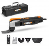 WORX WX686 250Watt Profesyonel Çok Amaçlı Devir Ayarlı Kesme Raspalama ve Zımpara + 19 Adet Aksesuar - 2