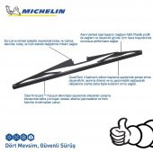 Michelin Rainforce™ MCR275 27,5CM 1 Adet Universal Telli Hibrit Arka Silecek - 9