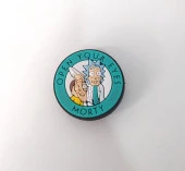 Terlik Ayakkabı Sandalet Tokası Silikon Rick And Morty 1 Adet Tekli Terlik Süsü - 1