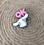 Terlik Ayakkabı Sandalet Tokası Silikon Sanrio 1 Adet Tekli Terlik Süsü Aksesuar - 2
