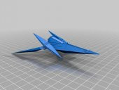 Star Fox Arwing Promo Model Plastik Aparat - 1