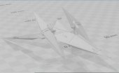 Star Fox Arwing Promo Model Plastik Aparat - 2