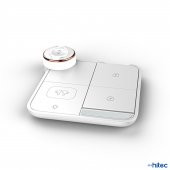 ScHitec 4in1 Kablosuz Wireless Hızlı Şarj Ünitesi 18.5W ve Gece Lambası Beyaz - 2