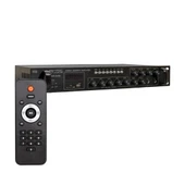 Magicvoice MV-540 80 Watt Usb Sd Kart Bluetooth 2 Mikrofon Amfi Girişli 5 Bölgeli Hat Trafolu Anfi Cami Okul Stüdyo - 4