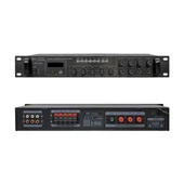 Magicvoice MV-540 80 Watt Usb Sd Kart Bluetooth 2 Mikrofon Amfi Girişli 5 Bölgeli Hat Trafolu Anfi Cami Okul Stüdyo - 2