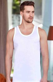 Erkek Pamuklu Penye Atlet Berrak-1001 - 1