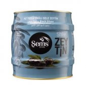 Şems Yağlı Siyah Sele Zeytin 2 Kg -261-290 Kalibre (3'lü Ekonomik Paket) - 1
