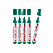 Edding 260 Beyaz Tahta Kalemi Yeşil 5 Li Set - 1