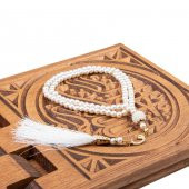 Vavlı İnci  Tesbih Krem (99lu - 6mm) - 1