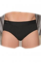 Erkek Modal Kalın Bel Lastikli Slip Külot Berrak-4406 - 1