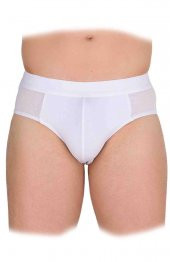 Erkek Modal Kalın Bel Lastikli Slip Külot Berrak-4406 - 3