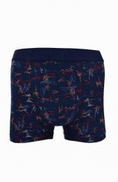 Erkek Desenli Likralı Penye Boxer Berrak-4480 - 4