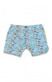Erkek Çocuk Desenli 6 lı Boxer Berrak - 5506 - 2
