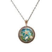 Deniz Yıldızı El İşi Otantik Reçine Kolye Cevşen (1770-2) - 1