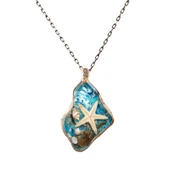 Deniz Yıldızı El İşi Otantik Reçine Kolye Cevşen (1770-1) - 1