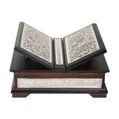 Sandıklı Kanatlı Kaplama Gümüş Kur'an-ı Kerim (Hafız Boy) - 1