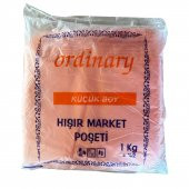 Ordinary Turuncu Market Poşeti Torbası - Hışır Atlet Poşet - Küçük Boy - 24 x 40 Cm. - 1 Kg. - 1