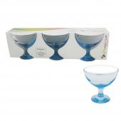 Paşabahçe Workshop 3 Adet Renkli Dondurmalık Kase 44715 - 1