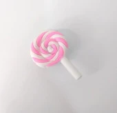 Terlik Ayakkabı Sandalet Tokası Silikon Lolipop Şeker Terlik Süsü Aksesuar - 2