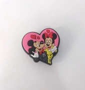 Terlik Ayakkabı Sandalet Tokası Silikon Mickey Mouse Terlik Süsü Aksesuar - 2