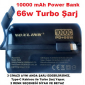 10000 Mah 66W Ultra Hızlı Powerbank Apple iphone Lightning Ve Type-c - 1