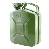 Metal Benzin Bidonu 5 Litre Akaryakıt Mazot Taşıma Doldurma Depolama Bidonu Dayanıklı Bidon - 5